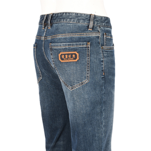 比音勒芬男装故宫宫廷文化联名国泰民安高弹直筒牛仔裤383241030G