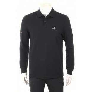 新款 BIEM.L.FDLKK 男装 秋冬季 精舒棉舒适翻领T恤 比音勒芬专柜正品