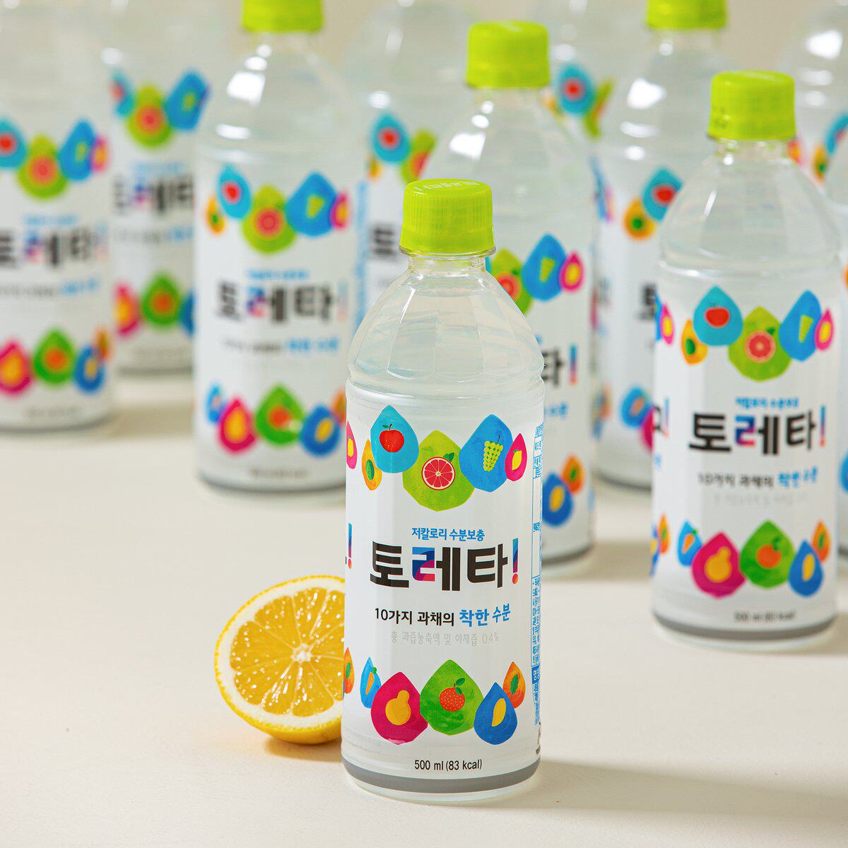 韩国进口可口可乐toreta果味500ml瓶装果蔬饮料混合口味饮料83卡