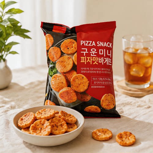 韩国进口三立面包干多口味酥脆