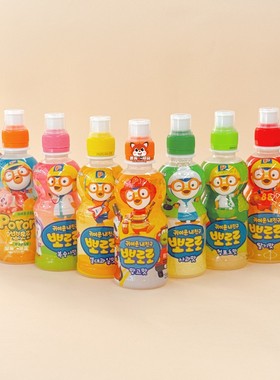 啵乐乐 儿童果味饮品Pororo宝露露牛奶草莓芒果饮料 韩国进口零食