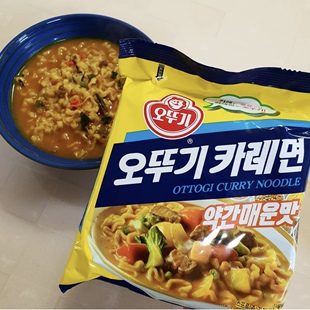韩国进口泡面 不倒翁辣味咖喱面煮面好吃 方便面包邮速食拉面汤面
