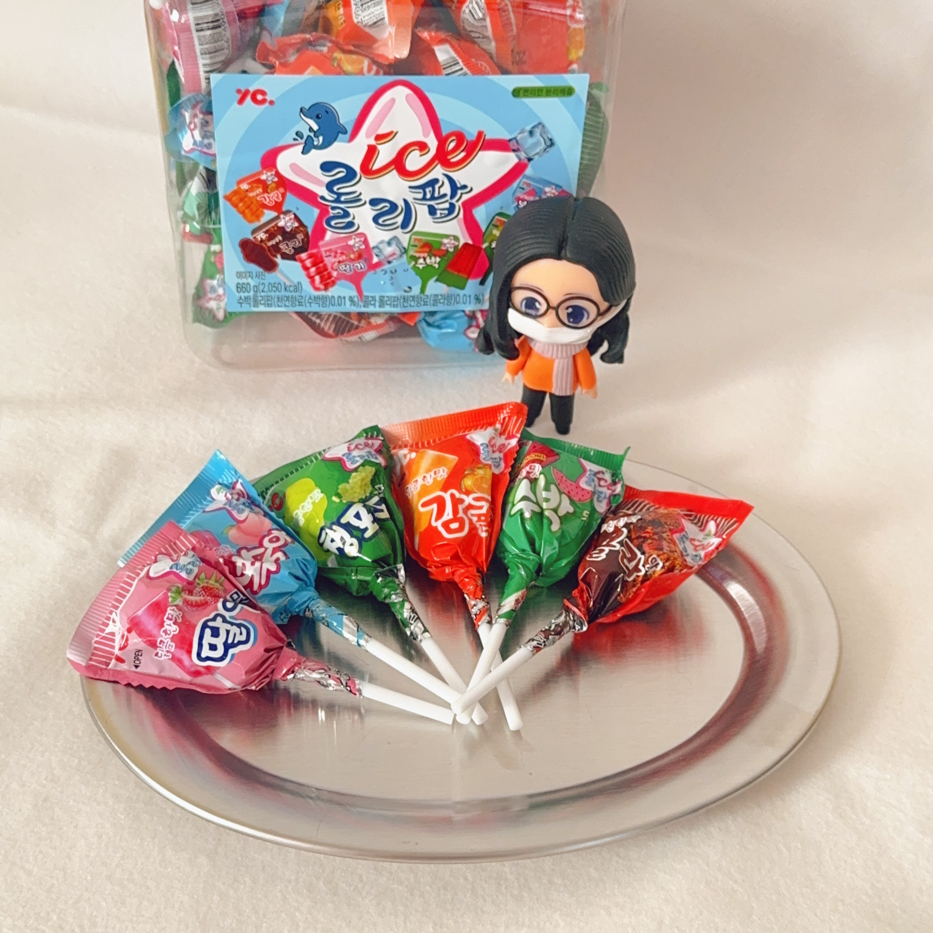 六种口味冰激凌棒棒糖可乐西瓜