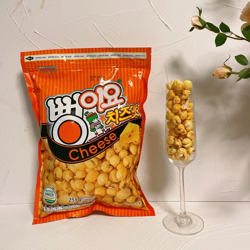 Управление корейским импортированным Aibao Park Cheese Cheese Shere закуски оригинальный кукурузный сыр сыр вкус хрустящий