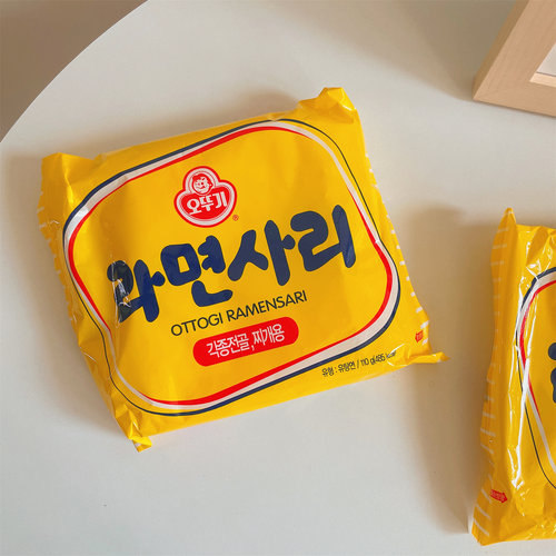 不倒翁火锅面饼韩国进口袋装
