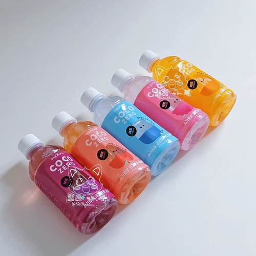 韩国进口sugarlolo果味椰子荔枝味葡萄味桃子味酸奶味饮料340ml