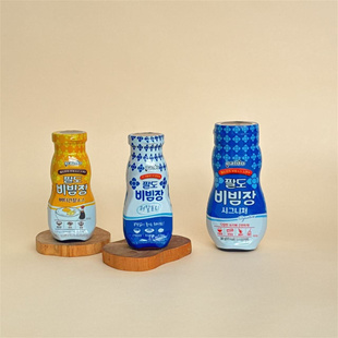 韩国进口paldo八道拌饭酱拌面李俊昊辣炒干拌酱原味辣味黄油酱油