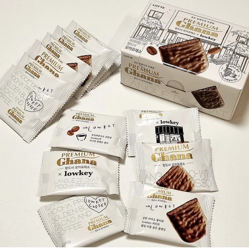 韩国进口加纳双层巧克力休闲点心