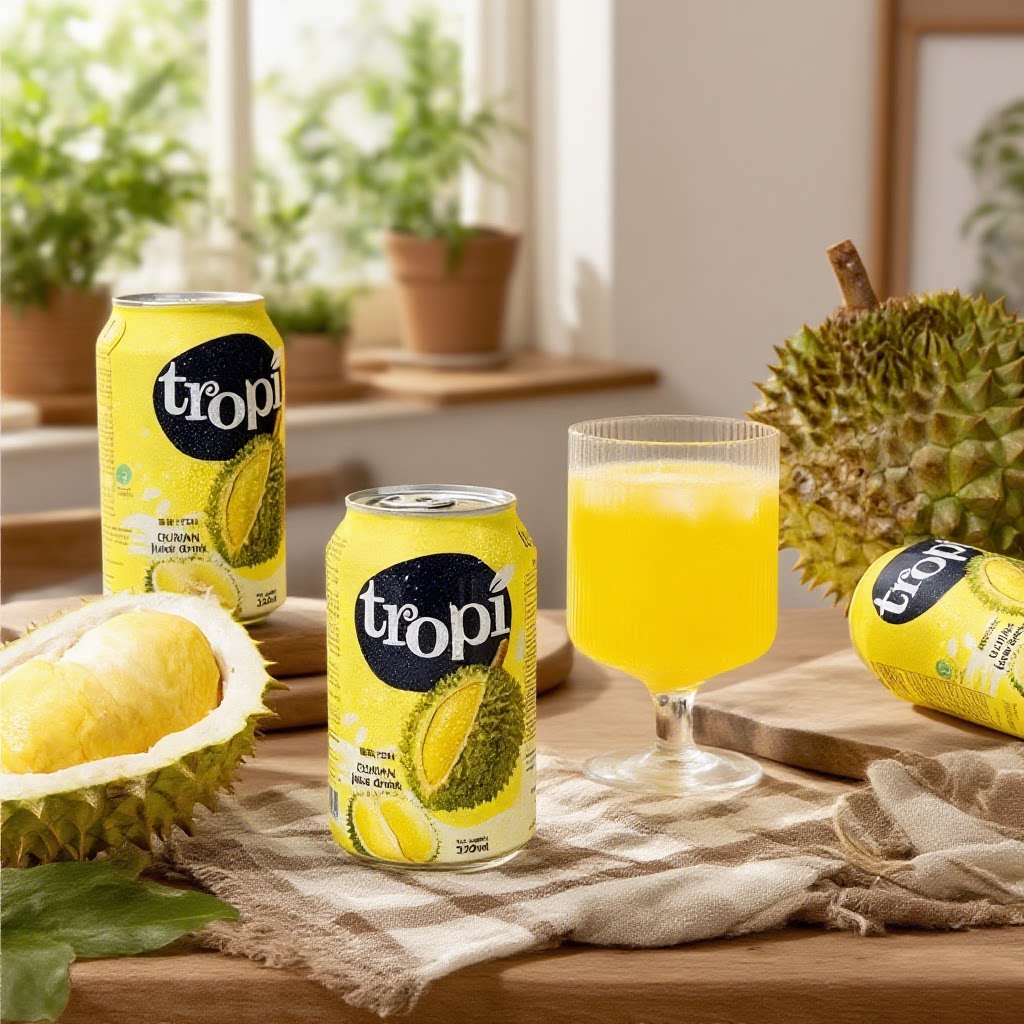 越南tropi芒果汁山竹汁饮料330ml罐装山竹菠萝果汁果味天然椰子水
