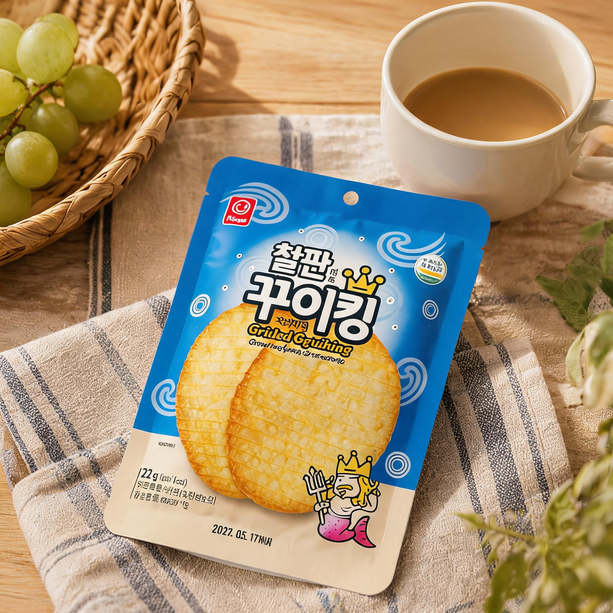 韩国进口零食烤鱼片海鲜鱼肉零食鱼饼马面金线鱼铁板烤鱼片鱼脯片