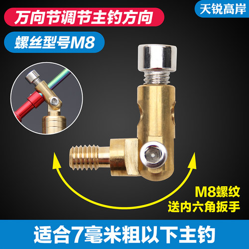 黄鳝螺纹钩金典歪嘴钩高碳钢倒刺