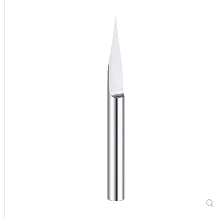 整体合金雕刻刀钨钢平底尖刀4mm*0.1 0.2 0.3*30度45度90度120度