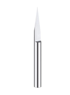 整体合金雕刻刀钨钢平底尖刀4mm*0.1 0.2 0.3*30度45度90度120度