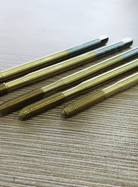 镀钛加长挤压丝锥无屑机用丝攻细牙M2M2.5M3M4M5M6M8M10M12X100mm