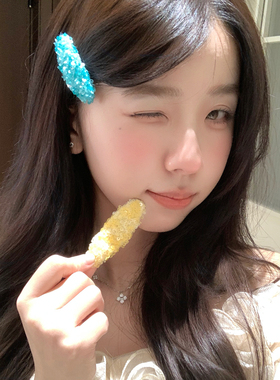 童话美人鱼~闪闪亮片发夹超仙刘海夹侧边夹子韩系发饰BB夹头饰品