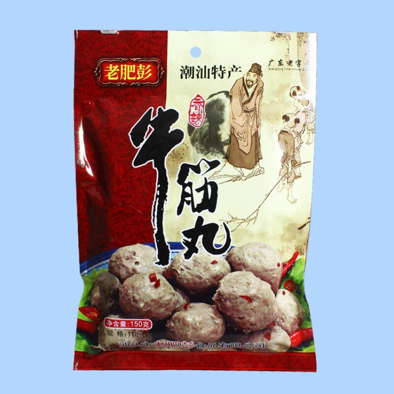老肥彭牛筋丸香辣即食卤味零食小吃潮汕特产手信看剧夜宵下酒菜