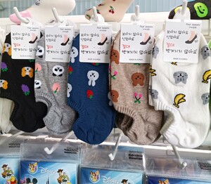 韩国东大门进口女袜可爱卡通袜潮牌女船袜薄棉防滑隐形袜短袜7033