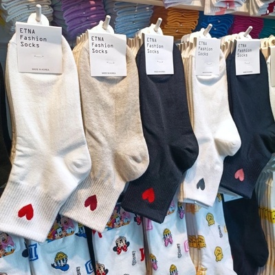 韩国进口大门女袜ETNA甜美心中