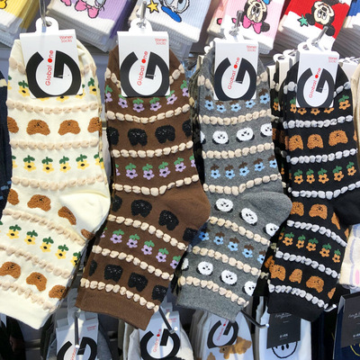 韩国进口glalalane森系少女袜