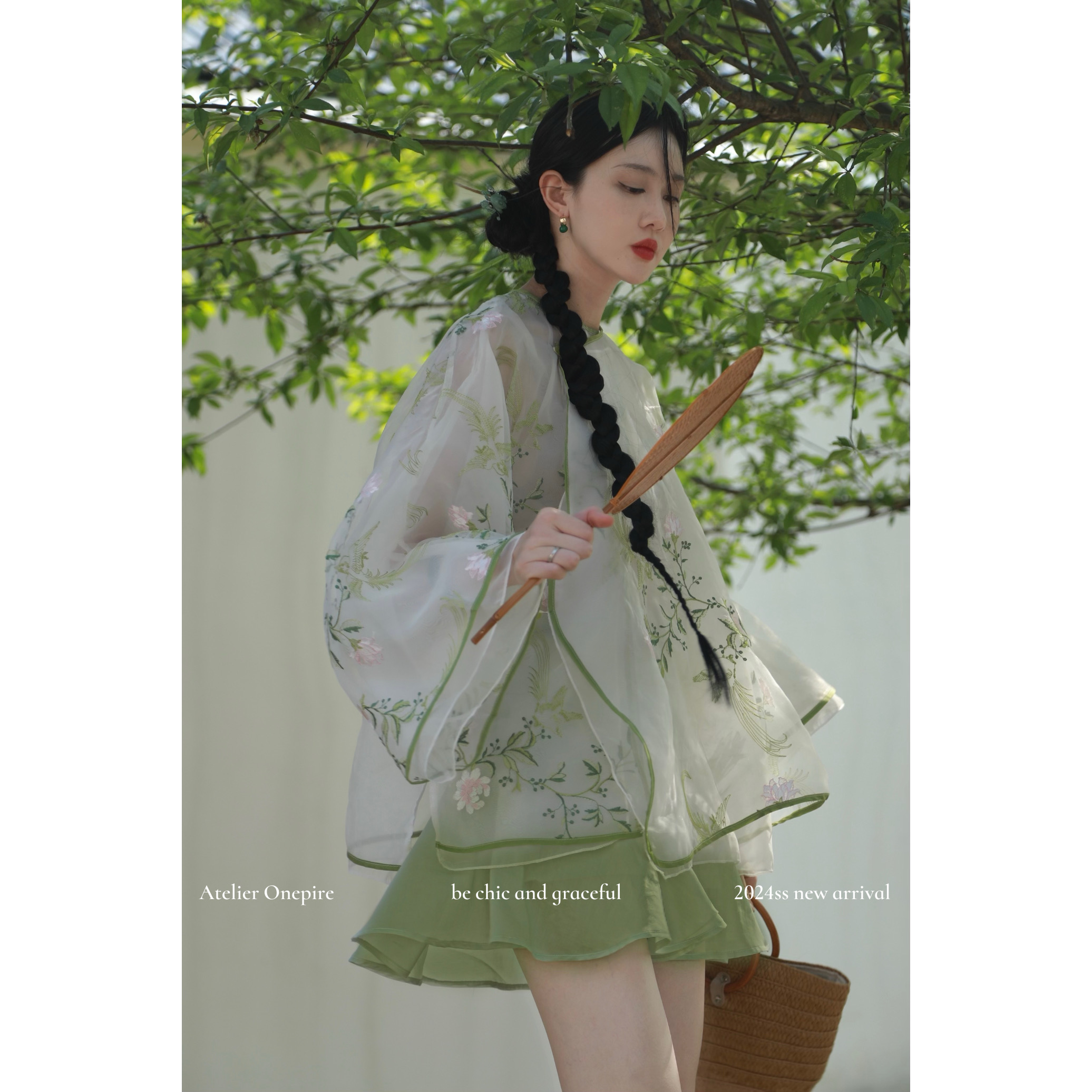 【现货】Onepire  |《梦华录》新中式重工刺绣显瘦时尚套装夏季女