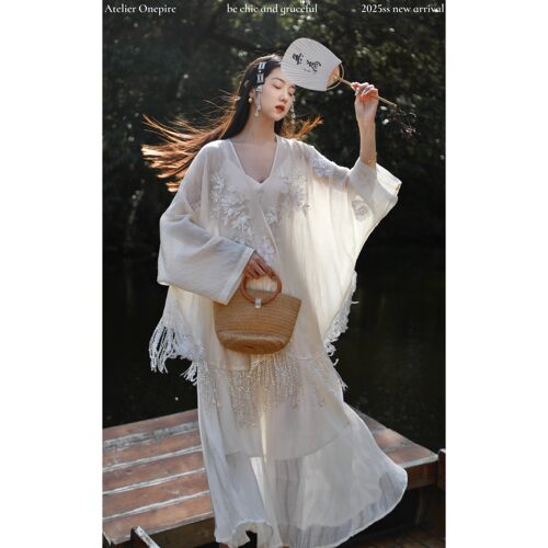 【现货】 Onepire|胧月织花·重工定位闪片刺绣天丝缎面提花套装