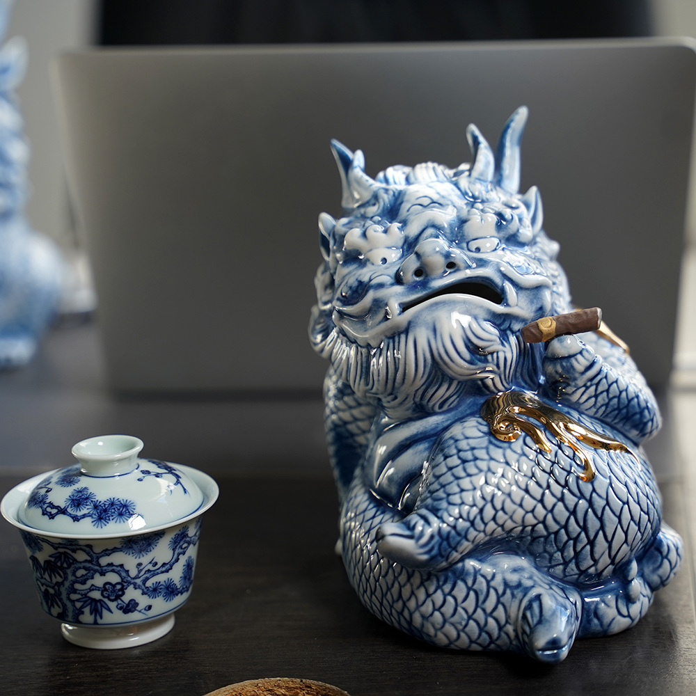 貔貅茶宠香炉高端茶具桌面摆件