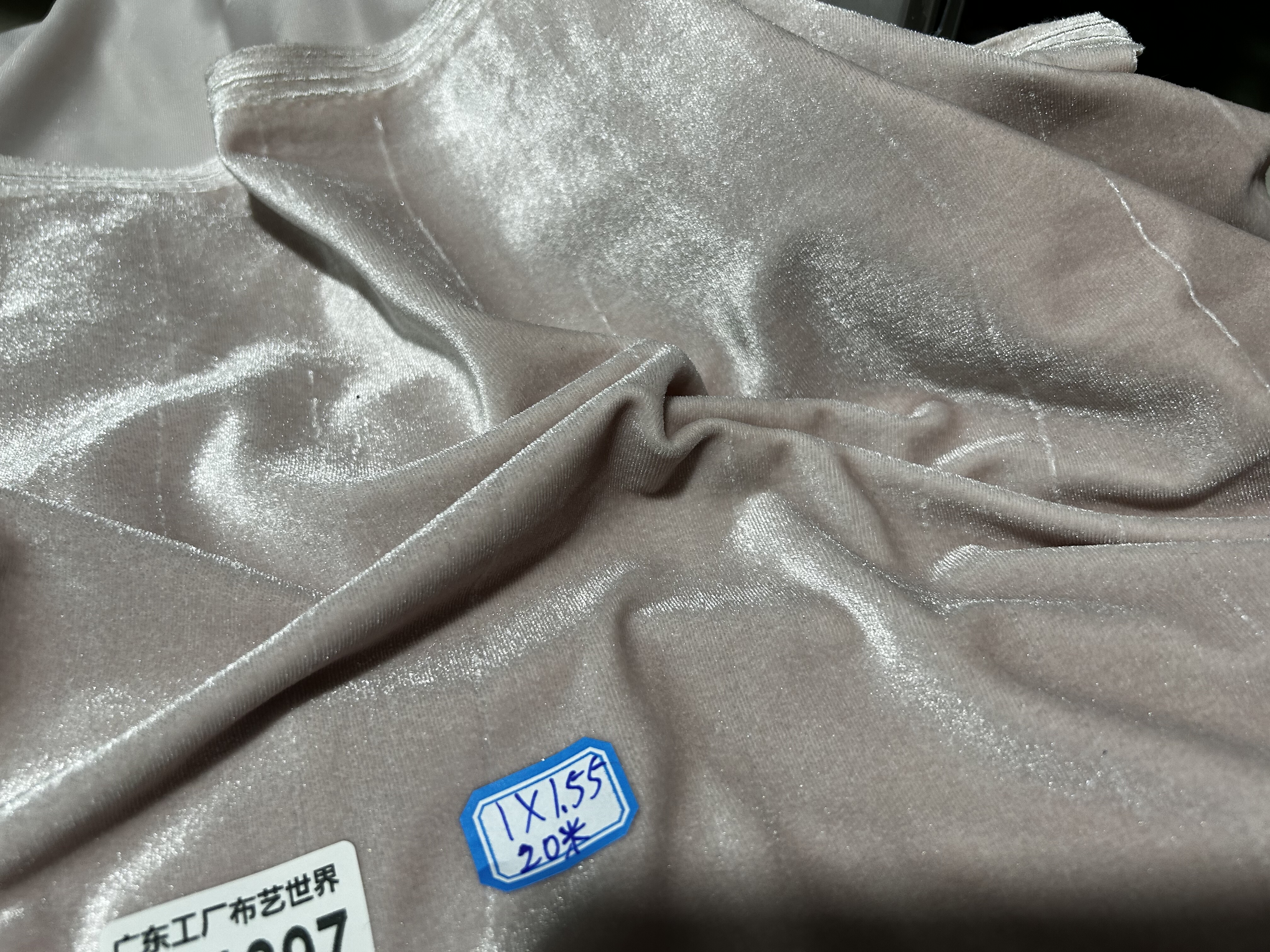 一米490克30元包邮5G1397宽1.55金丝绒面料加厚弹力好多拍连裁