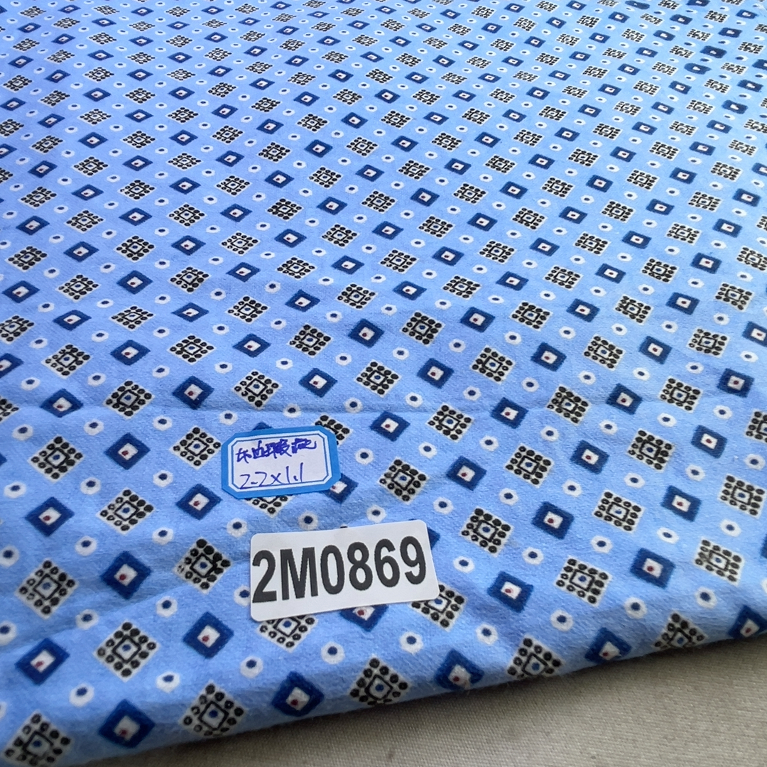 30元包邮2M0869涤棉磨毛花布2.2×1.1米