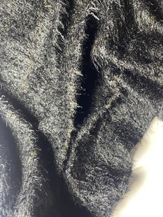 包邮 一米价30元 12R1253宽1.55条纹仿水貂毛面料做外套多拍连裁