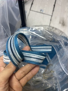 包邮 半斤价30元 5G0598涤纶绣亮片织带宽2.2公分做腰带窗帘花边