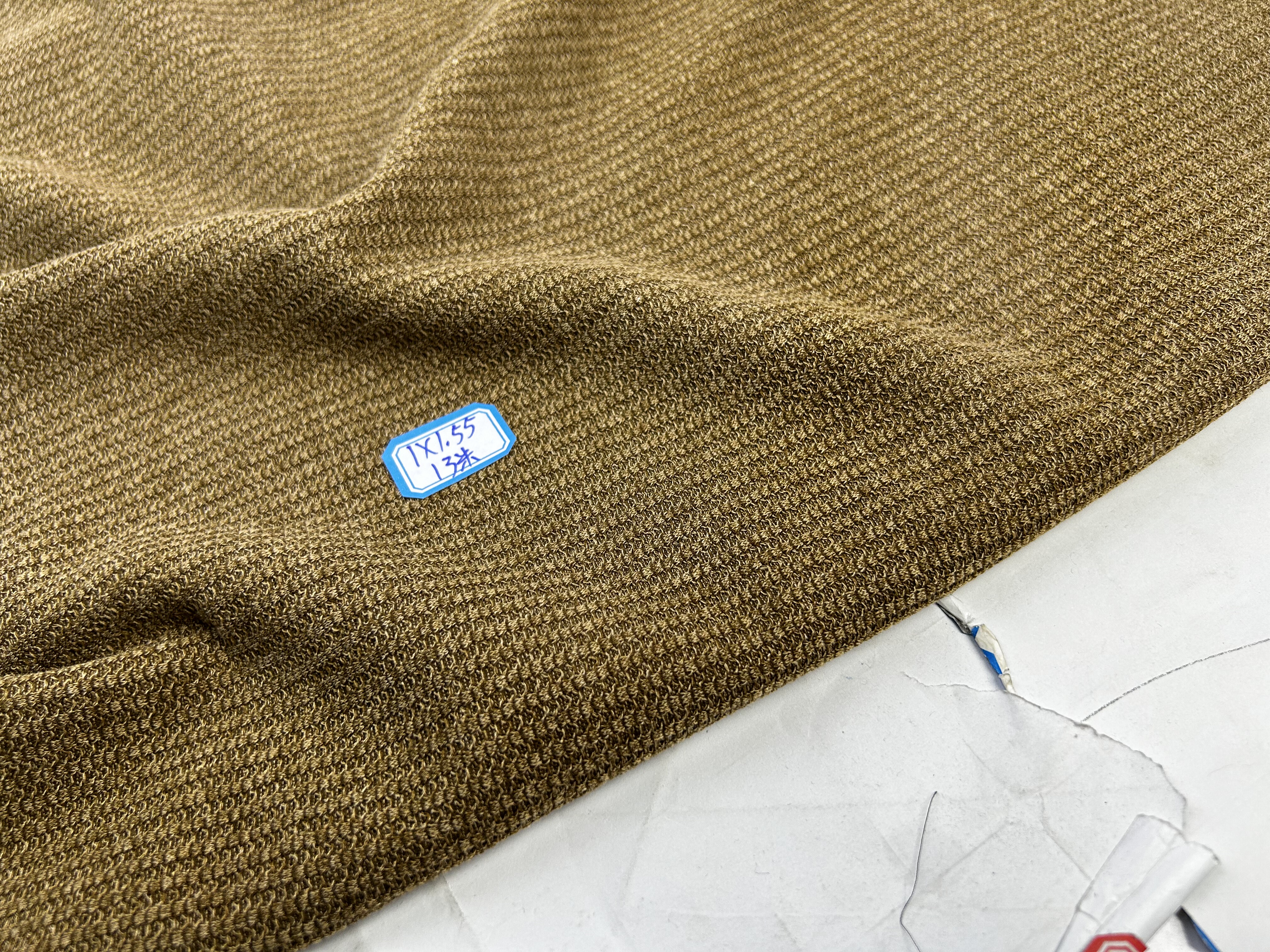 2米价1.34斤30元包邮5G1373宽1.55色织弹力编织小香风面料