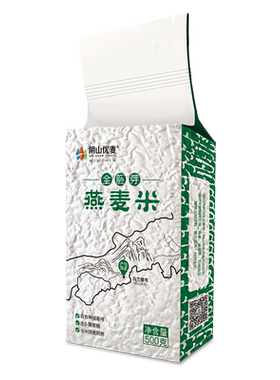 阴山优麦全胚芽燕麦米500g国产裸燕麦五谷杂粮新米代餐粗粮米
