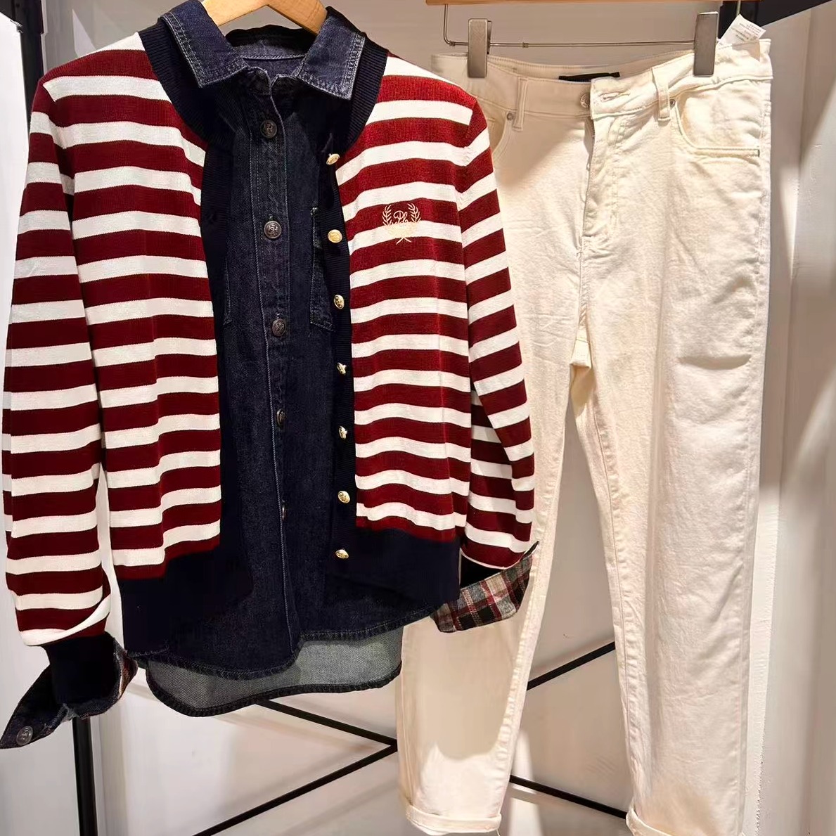 休闲牛仔裤小脚裤专柜长裤