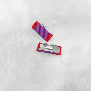 彩色织带别针荣誉上挂礼服胸针复古收藏绶带包布徽章略章影视章