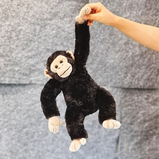 仿真黑猩猩猴子玩偶树懒毛绒玩具儿童安抚陪伴娃娃生日礼物公仔