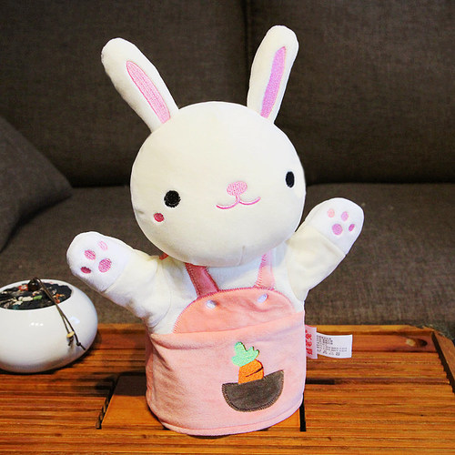 【胖东莱推】儿童手偶兔子布偶