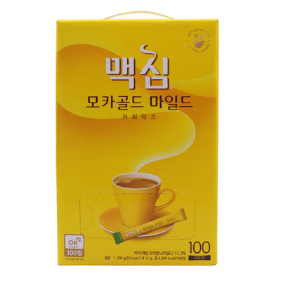 韩国maxim速溶咖啡麦摩卡味包邮