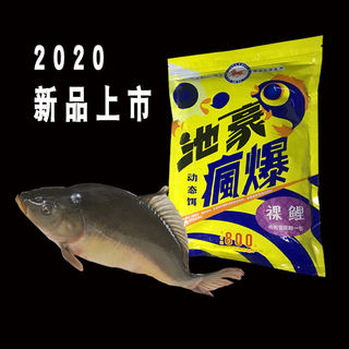 马炎池豪疯爆鱼饵黑坑裸斑鲤鱼饵料裸鲤2号专用抢鱼配方散炮春季