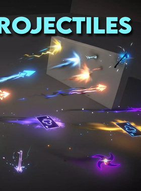 Unity Unique Projectiles Vol. 4 1.0.1包更新 子弹射击技能特效