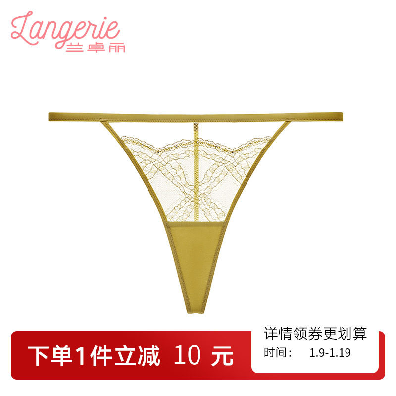 兰卓丽商场同款丁字裤女内裤纯棉底裆低腰T形裤性感短裤柔软舒适,女士内衣/男士内衣/家居服,女丁字裤,淘宝优惠券,粉丝福利购,淘宝优惠卷