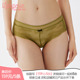 领券159元 5条 兰卓丽商场同款 平角内裤 女纯棉底裆中低腰性感