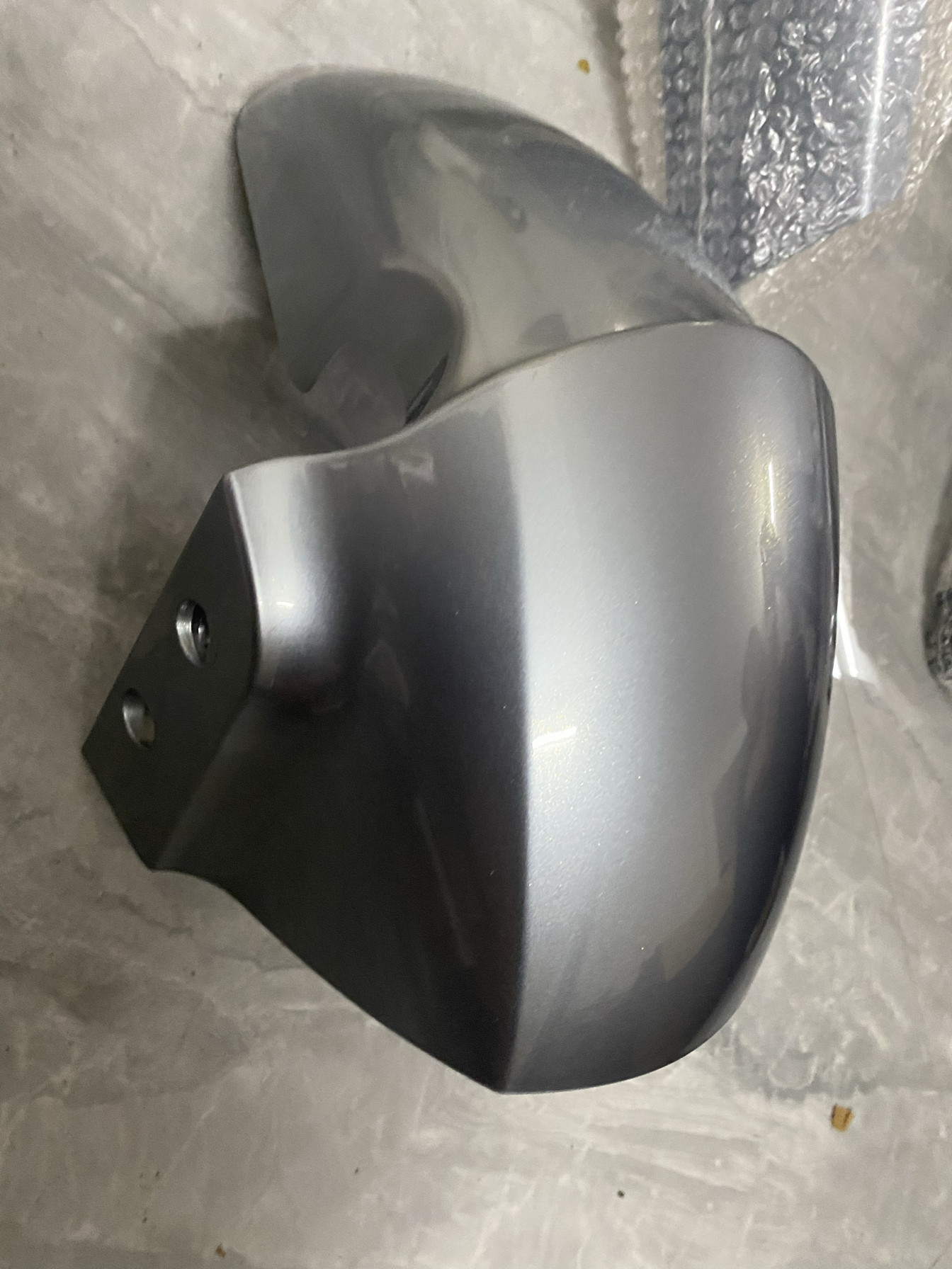 台铃电动车配件领跑者超能二代前轮挡泥板极光金刚灰原装烤漆外壳