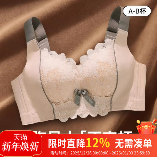 安致儿性感无钢圈聚拢调整型文胸