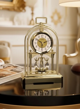 欧式合金复古机械表桌面摆件