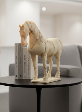 新中式树脂马摆件乔迁送礼