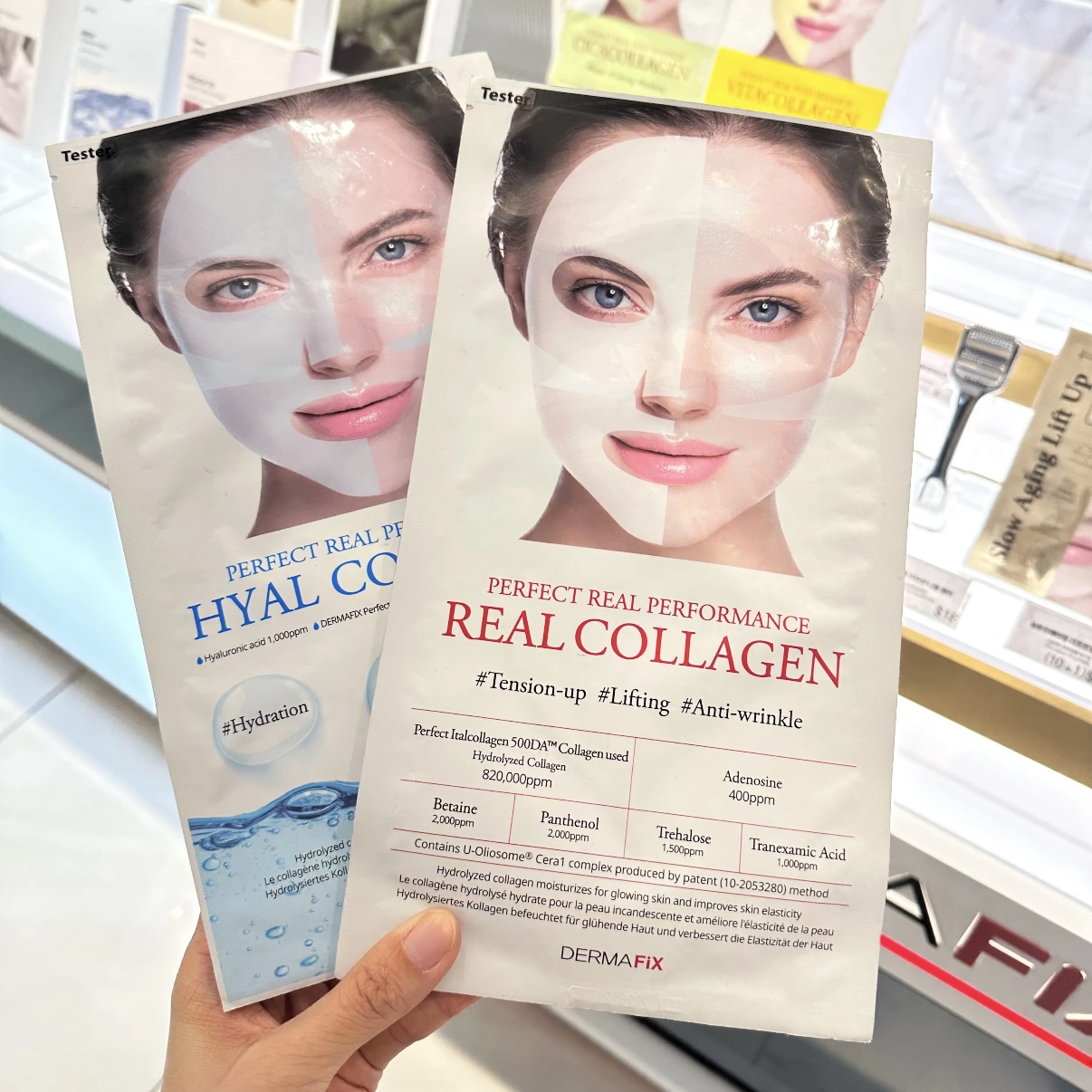 【保税仓】韩国蒂玛飞思dermafix贵妇胶原蛋白补水面膜提拉紧致