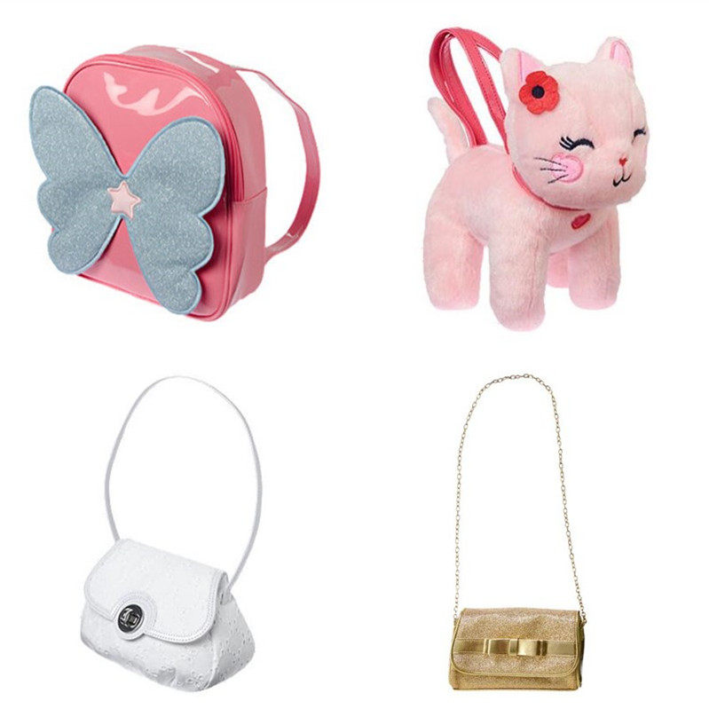 现货金宝贝gymboree儿童女童包包粉红色闪光翅膀学生背包新品