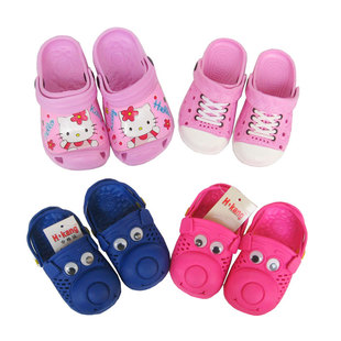B清仓处理狗狗KITTY猫儿童卡通凉拖鞋 夏男女童外穿洞洞鞋