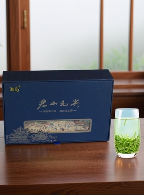 绿茶毛尖茶君山毛尖2025新茶特级高端礼盒装节日送礼送人湖南特产