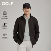 GOLF高尔夫Jeans夹克男25秋冬新款 防风防泼水立领休闲保暖外套男
